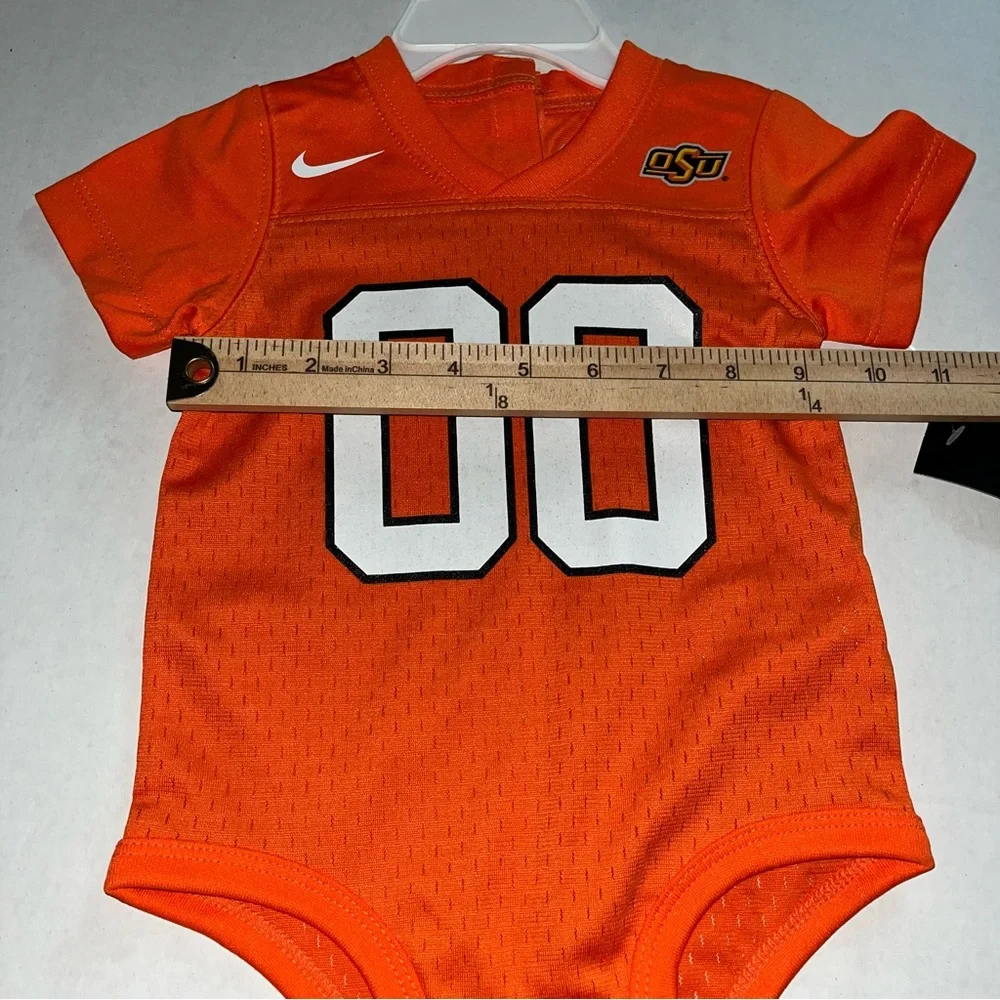 Nike OSU Cowboys Infant NCAA College Football Jersey Bodysuit 3/6‎ Months New